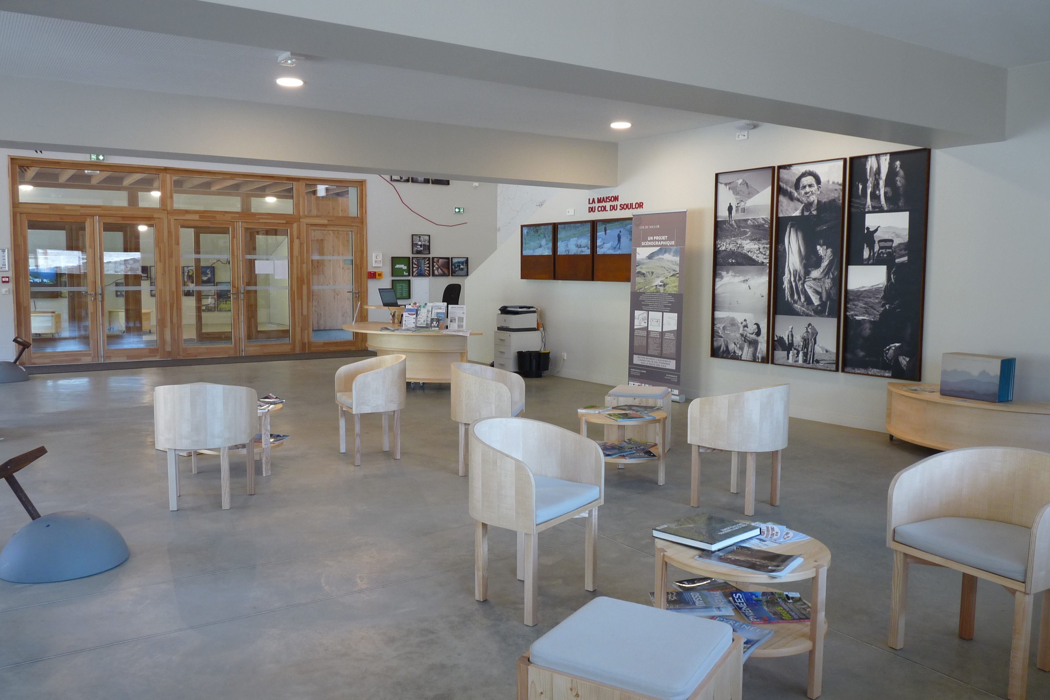 L'intérieur de la Maison du Col du Soulor