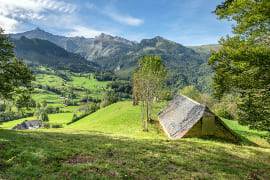The mountain in summer